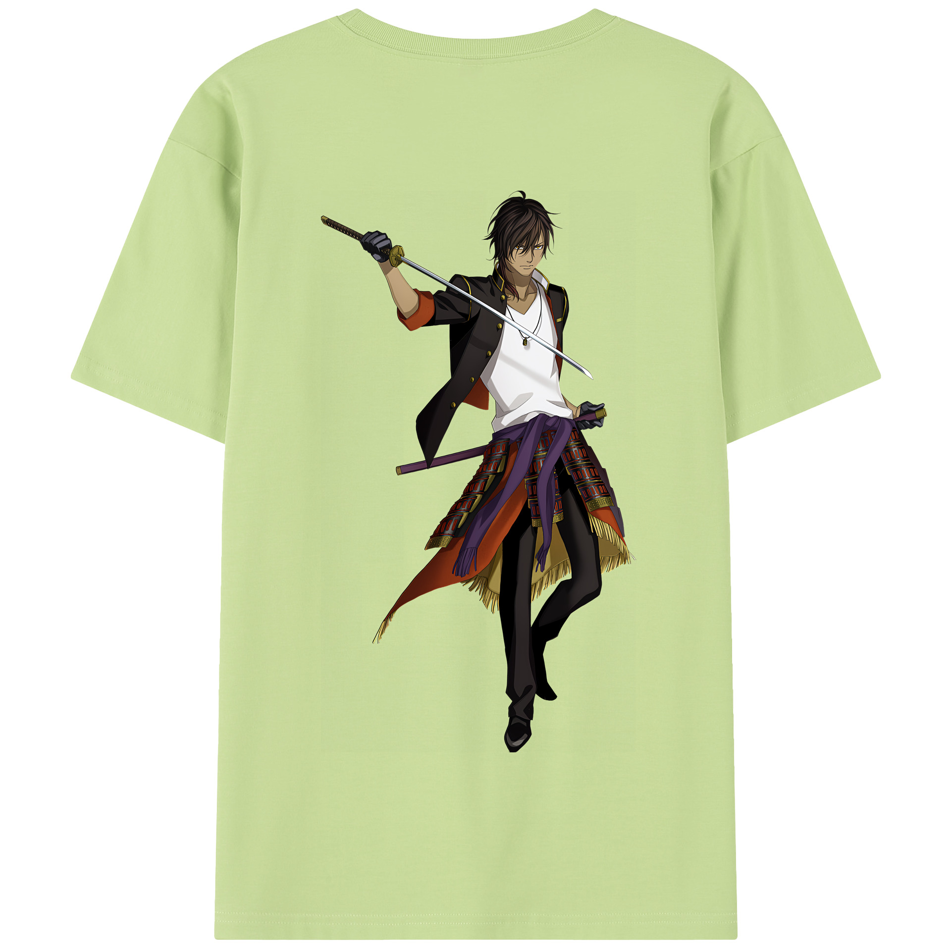 （画像用） 刀剣乱舞 Touken Ranbu 綿100％半袖Tシャツ（背面プリント）